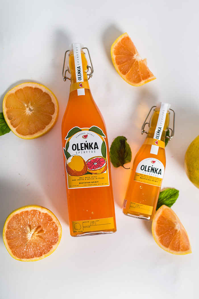 OLENKA 水果味伏特加酒果酒概念品牌包裝設(shè)計插畫設(shè)計-上海包裝設(shè)計公司
