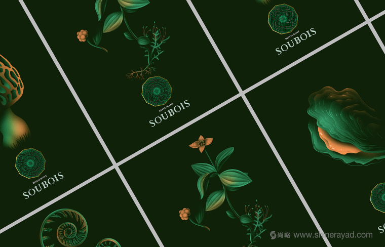 soubois酒館酒吧夜總會logo設計、品牌VI形象設計