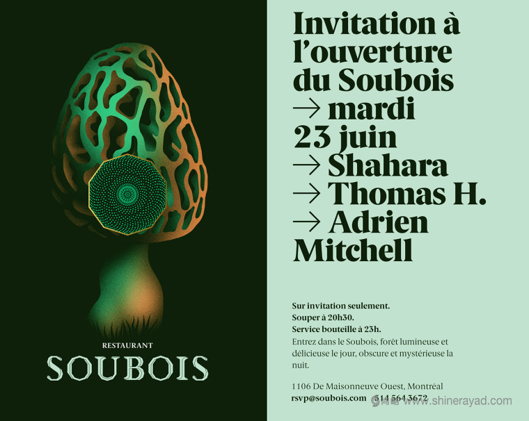 soubois酒館酒吧夜總會logo設計、品牌VI形象設計