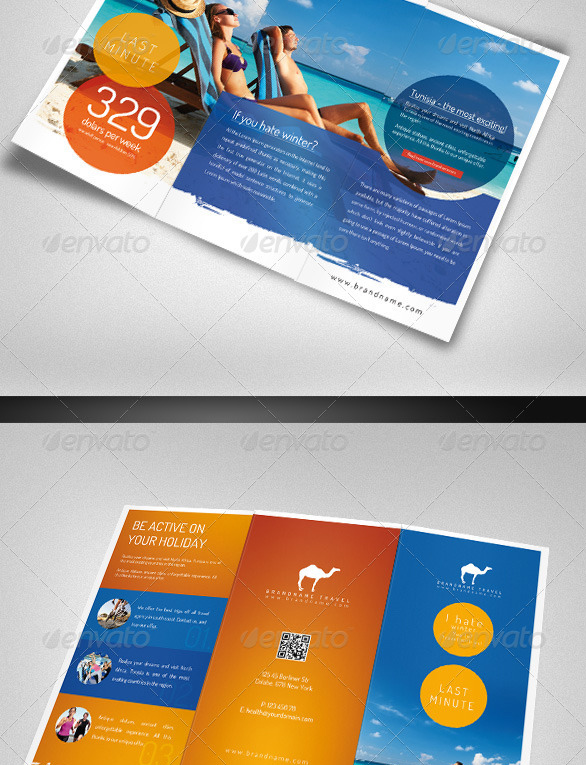 上海畫冊設(shè)計公司分享40+最佳旅游宣傳手冊設(shè)計模板-旅行社Trifolder價目冊子設(shè)計