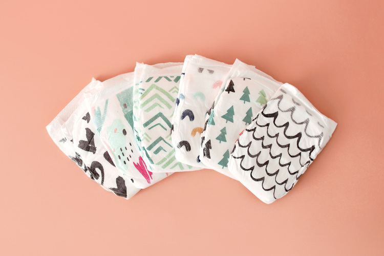 Parasol “飛濺的色彩”創(chuàng)意嬰兒尿不濕尿布+濕巾產品包裝設計－上海包裝設計公司