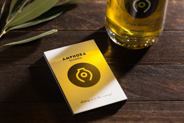 Amphora Olympia 有機(jī)特級初榨橄欖油品牌標(biāo)志設(shè)計(jì)包裝設(shè)計(jì)-上海標(biāo)志設(shè)計(jì)包裝設(shè)計(jì)公司