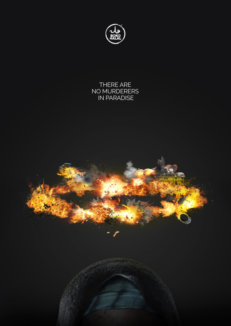 公益廣告欣賞：拯救被綁架少女平面創(chuàng)意廣告——“爆炸”篇