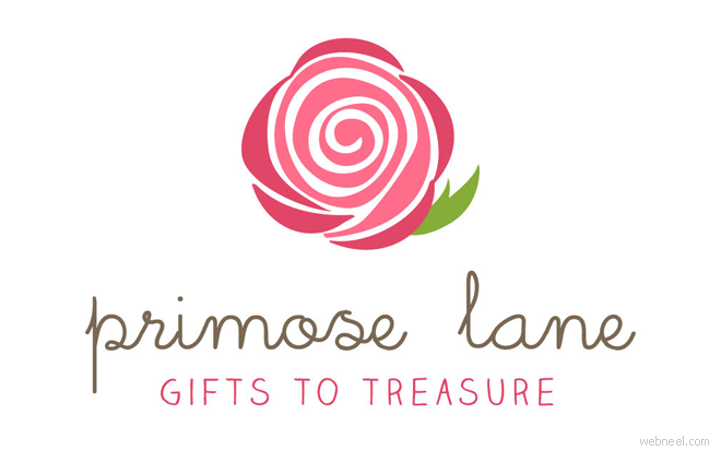 創(chuàng)意花朵標志設計欣賞 flower logo design-上海logo設計公司