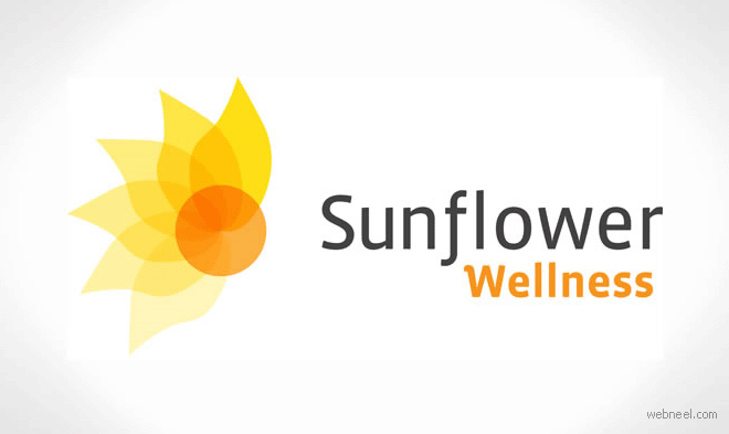 創(chuàng)意花朵標志設計欣賞 flower logo design-上海logo設計公司