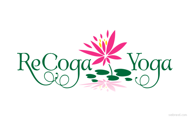 創(chuàng)意花朵標志設計欣賞 flower logo design-上海logo設計公司