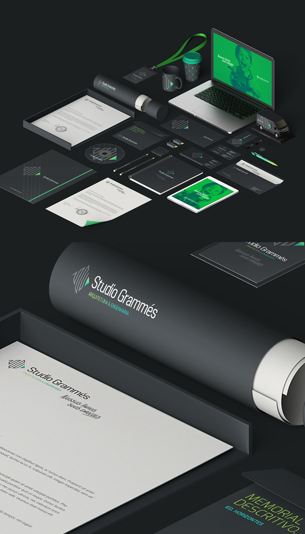 Studio Grammes建筑工程公司VI視覺識別設(shè)計(jì)-上海VI設(shè)計(jì)公司