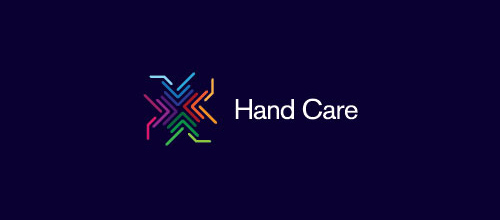 HANDE護(hù)理醫(yī)療logo設(shè)計(jì)-上海logo設(shè)計(jì)公司