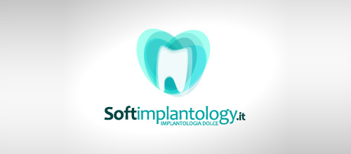 soft專業(yè)植牙牙醫(yī)醫(yī)院logo設(shè)計(jì)-上海logo設(shè)計(jì)公司