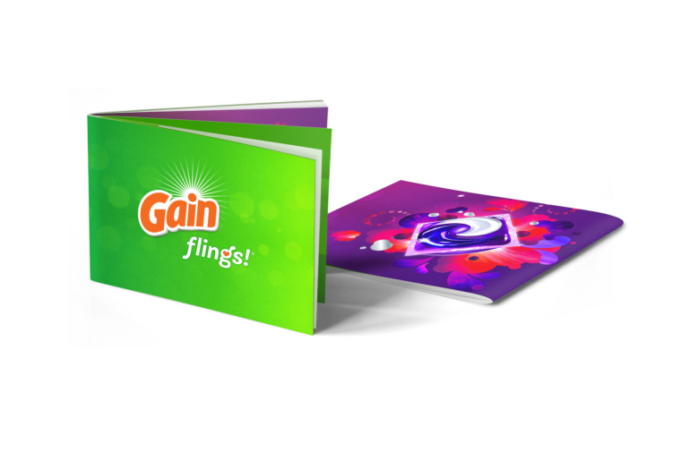 Gain洗衣液宣傳畫冊設(shè)計-上海畫冊設(shè)計公司