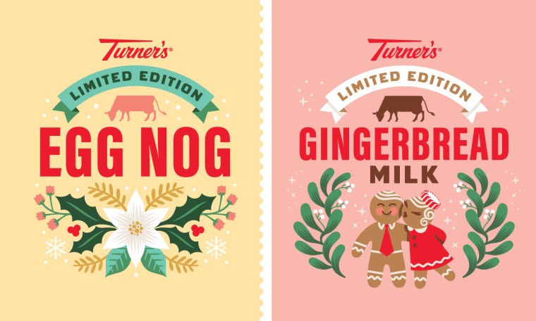 矢量插畫風格的Turner乳業(yè)農(nóng)場牛奶包裝設計-上海包裝設計公司 矢量插畫風格的Turner乳業(yè)農(nóng)場牛奶包裝設計-上海包裝設計公司