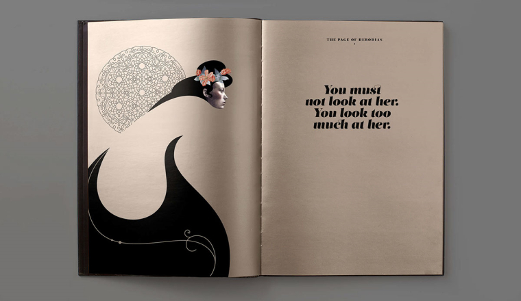 莎樂美暗金色宣傳冊設(shè)計-上海畫冊設(shè)計公司