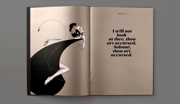 莎樂美暗金色藝術(shù)宣傳冊設(shè)計-上海畫冊設(shè)計公司