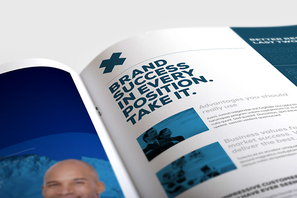 精英設計公司 Bifold 2色企業(yè)宣傳手冊設計模板-上海畫冊設計公司