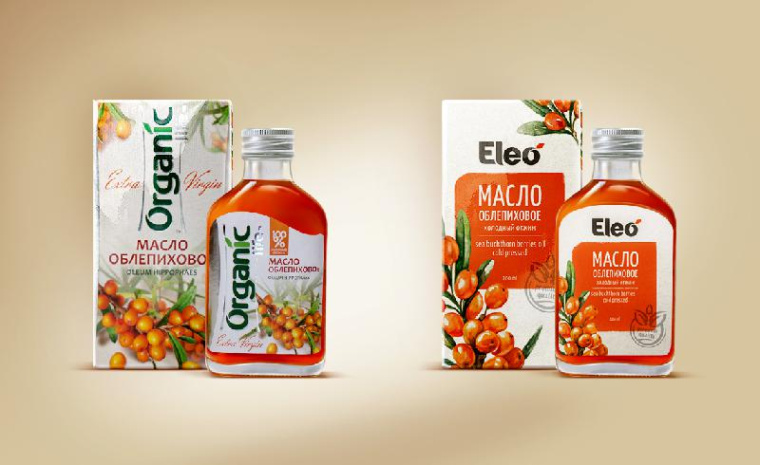 上海包裝設(shè)計公司尚略分享：Eleo 瓶裝植物油食用油包裝設(shè)計植物插畫版