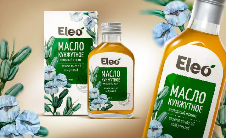 上海包裝設(shè)計公司尚略分享：Eleo 瓶裝植物油食用油包裝設(shè)計植物插畫版