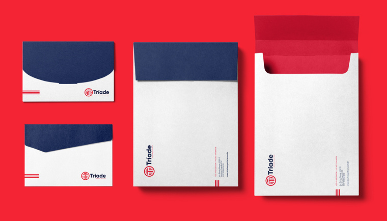 Tríade 工業(yè)品檢測企業(yè)logo設(shè)計品牌VI形象設(shè)計-上海品牌設(shè)計公司 Tríade 工業(yè)品檢測企業(yè)logo設(shè)計品牌VI形象設(shè)計-上海品牌設(shè)計公司