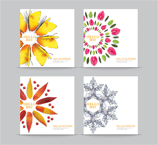 Hello Day 膳食保健營養(yǎng)品品牌春季保養(yǎng)品包裝設(shè)計