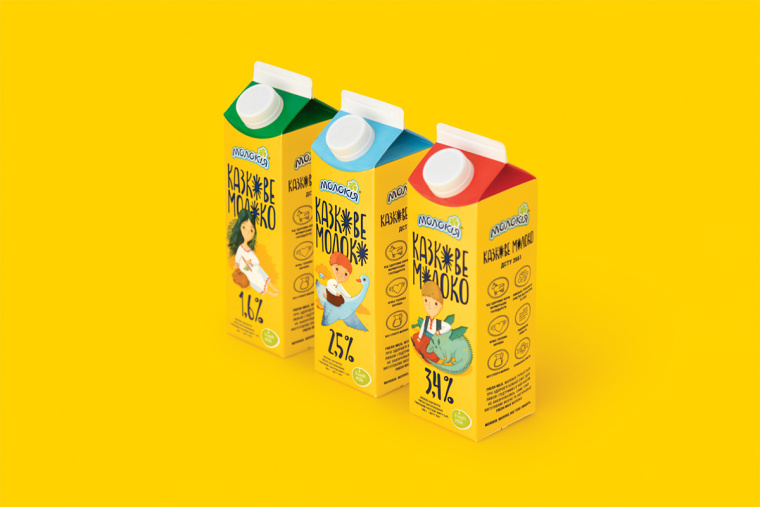 烏克蘭 Fairy Milk 牛奶品牌包裝設(shè)計升級“童話插畫”風(fēng)-上海包裝設(shè)計公司 烏克蘭 Fairy Milk 牛奶品牌包裝設(shè)計升級“童話插畫”風(fēng)-上海包裝設(shè)計公司