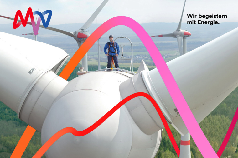 MVV Energie能源公司能量循環(huán)logo設(shè)計(jì)品牌VI形象設(shè)計(jì)-上海品牌設(shè)計(jì)公司