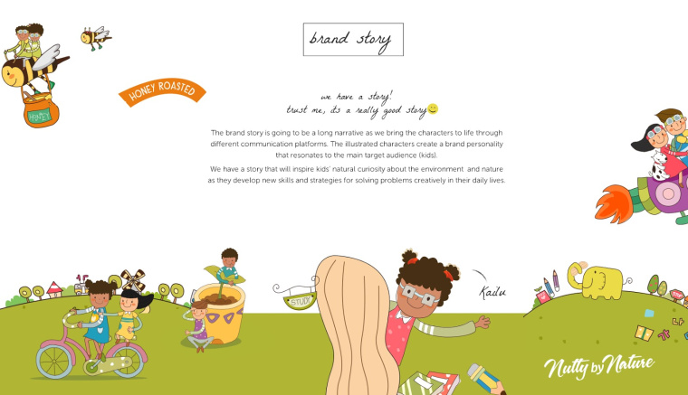 自然堅果兒童花生醬包裝設計”插畫故事版“-上海嬰童產品包裝設計公司欣賞