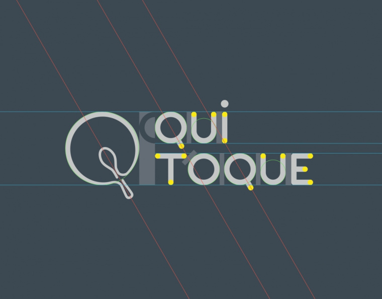 QUI TOQUE 外賣餐飲食材公司品牌logo設(shè)計-logo標(biāo)準(zhǔn)化制圖設(shè)計-上海品牌設(shè)計公司 QUI TOQUE 外賣餐飲食材公司品牌logo設(shè)計-logo標(biāo)準(zhǔn)化制圖設(shè)計-上海品牌設(shè)計公司