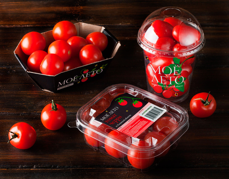 我的夏天品牌新鮮西紅柿包裝設(shè)計-上海農(nóng)產(chǎn)品包裝設(shè)計公司