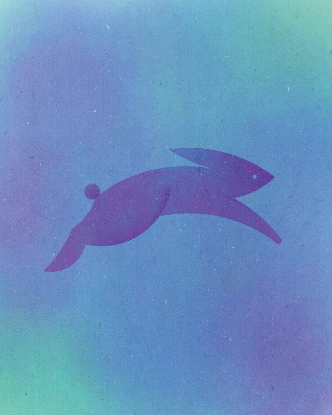 13個彩色動物兔子logo設(shè)計——由13個圓圈標(biāo)準(zhǔn)化制圖創(chuàng)造的logo