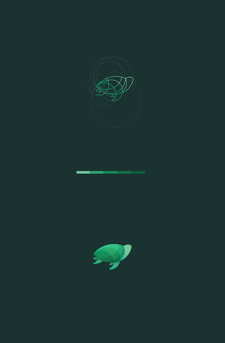 上海logo設(shè)計公司分享：基于幾何圓形創(chuàng)作設(shè)計的美麗動物標(biāo)識logo