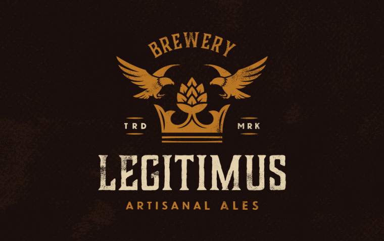 上海logo設(shè)計公司：堅固的和男子氣的棕色logo