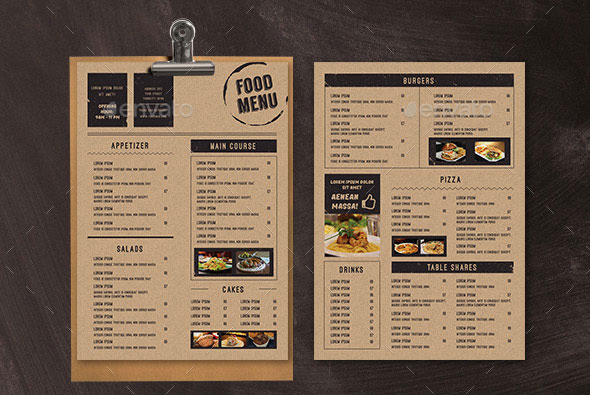 30個(gè)現(xiàn)代復(fù)古風(fēng)格餐廳餐飲菜單設(shè)計(jì)模版欣賞-上海餐飲品牌設(shè)計(jì)公司