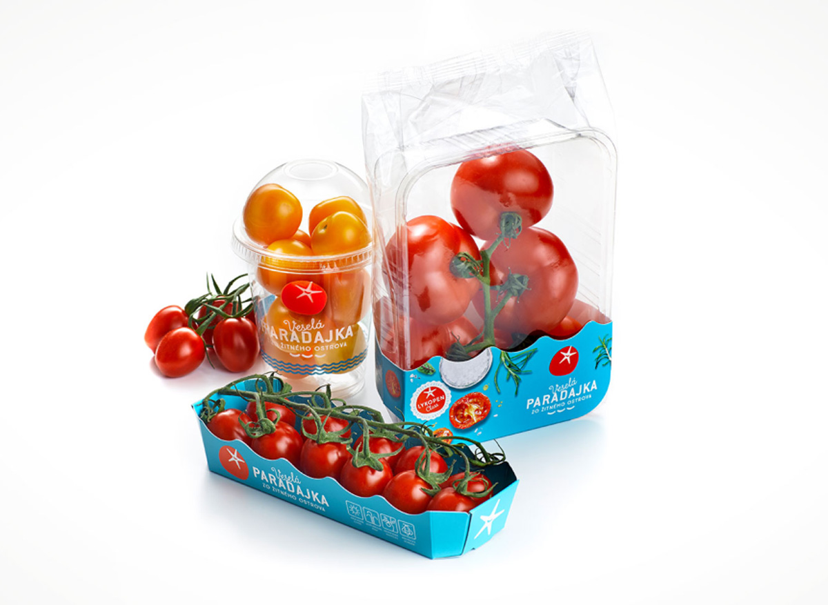 藍(lán)綠色快樂(lè)品牌番茄包裝設(shè)計(jì)欣賞-上海有機(jī)農(nóng)產(chǎn)品包裝設(shè)計(jì)公司分享