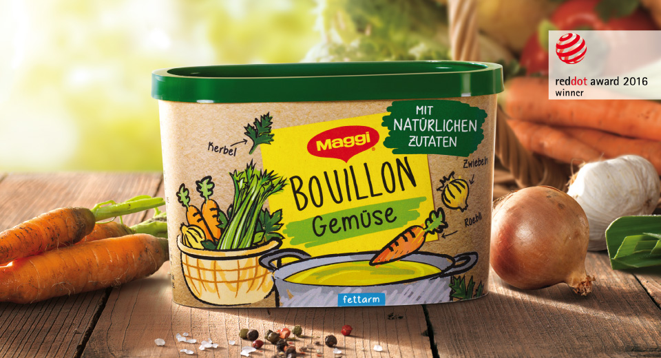 美極自然雞湯牛肉湯包裝設(shè)計(jì)“手繪插畫”版-上海調(diào)味品包裝設(shè)計(jì)公司