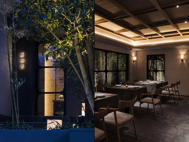 Sazenka 中式餐廳室內(nèi)餐飲空間設(shè)計(jì)，濃濃中式韻味 -上海品牌設(shè)計(jì)公司