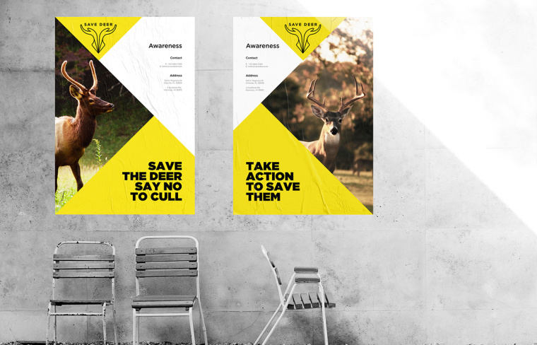 拯救野生鹿群動(dòng)物公益品牌VI形象設(shè)計(jì)-上海品牌VI設(shè)計(jì)公司