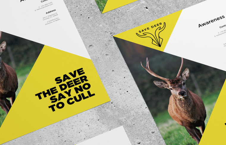 拯救野生鹿群動(dòng)物公益品牌VI形象設(shè)計(jì)-上海品牌VI設(shè)計(jì)公司