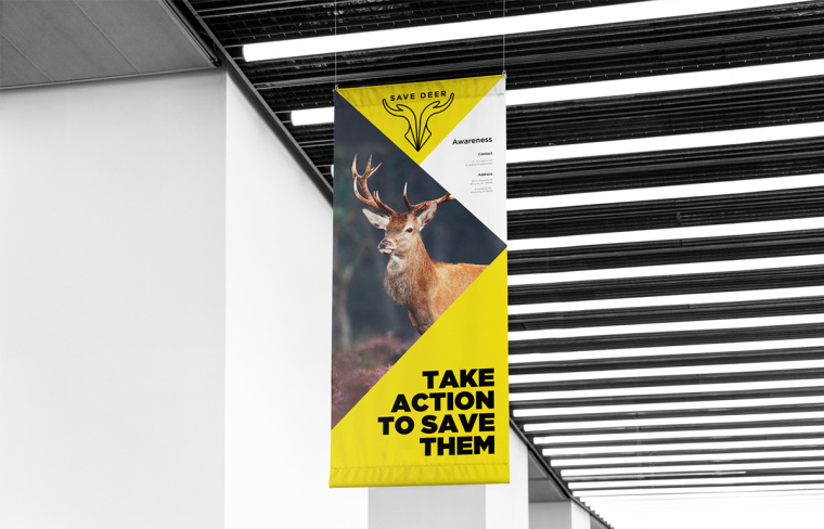 拯救野生鹿群動(dòng)物公益品牌VI形象設(shè)計(jì)-上海品牌VI設(shè)計(jì)公司