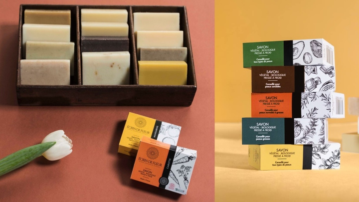 Ecrin De Fleur 精油皂天然肥皂包裝設(shè)計(jì)-上海包裝設(shè)計(jì)公司