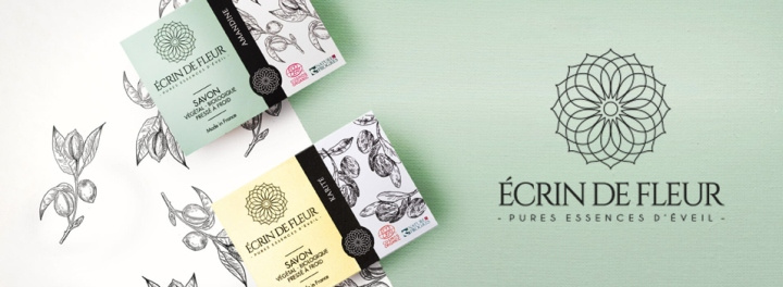 Ecrin De Fleur 精油皂天然肥皂包裝設(shè)計(jì)-上海包裝設(shè)計(jì)公司