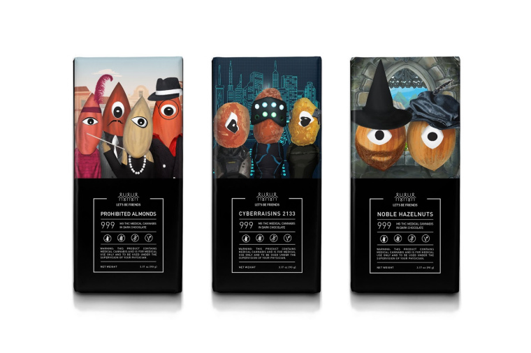 素食大麻巧克力另類卡通玩偶風(fēng)格包裝設(shè)計公司-上海包裝設(shè)計公司欣賞