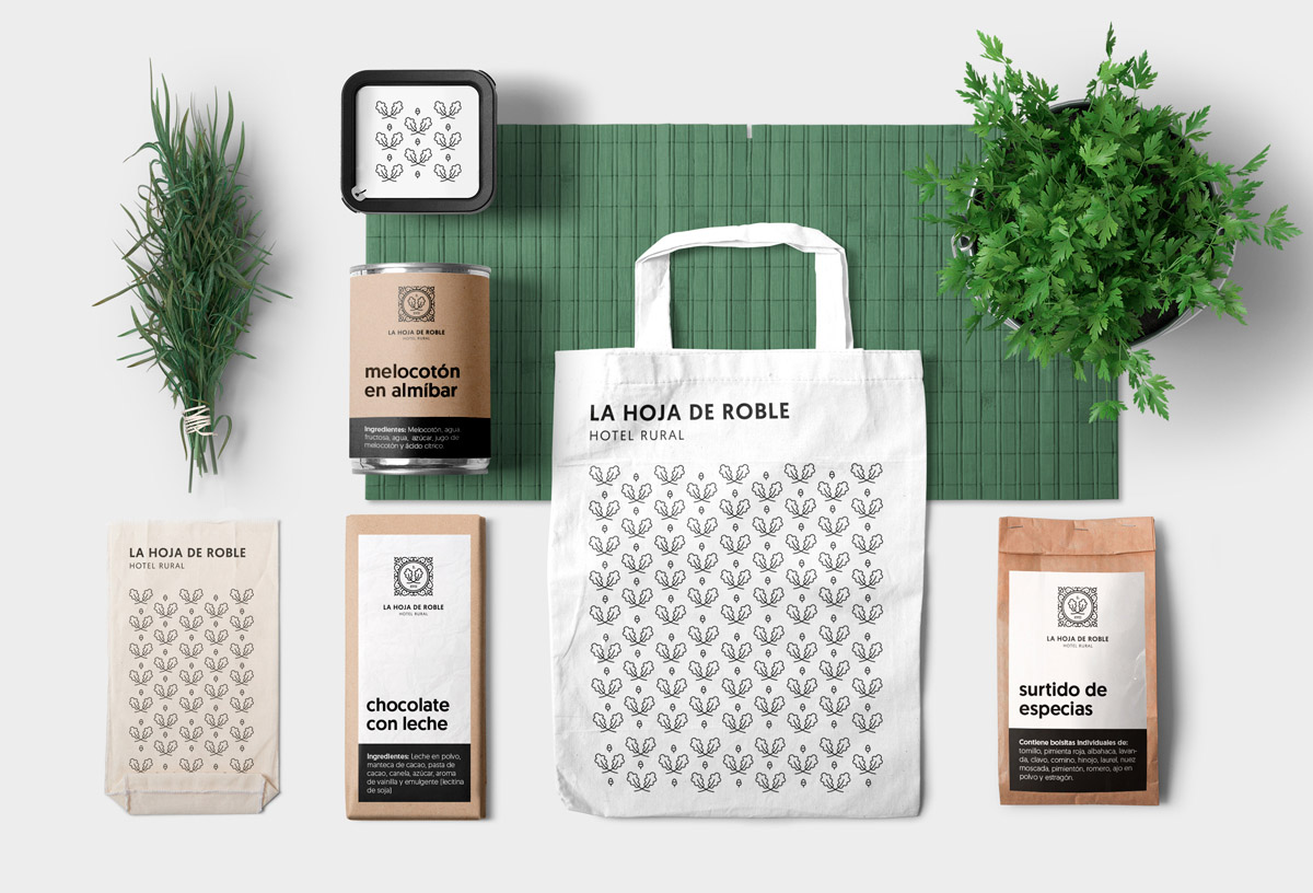 上海品牌VI設(shè)計公司分享一個簡約樸素風(fēng)格像樹葉鄉(xiāng)村酒店VI設(shè)計logo設(shè)計