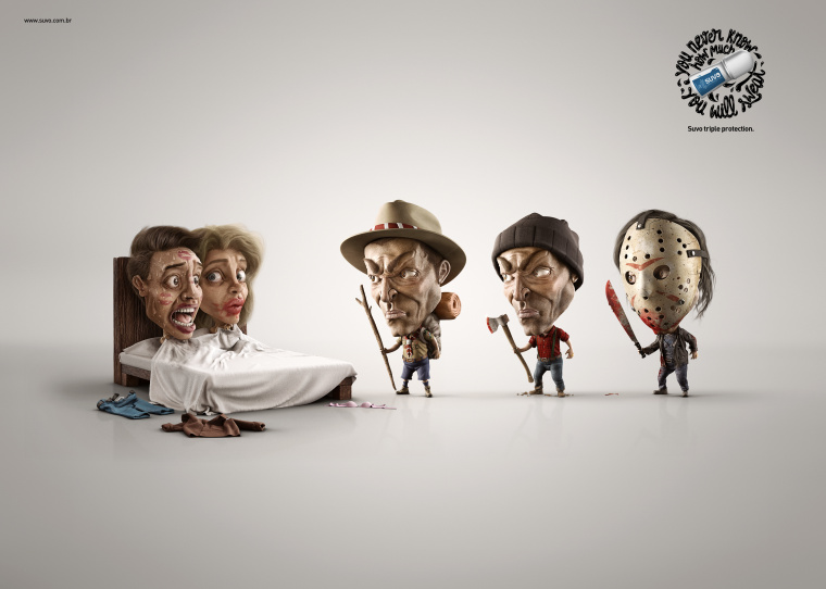 SUVO抑汗劑平面創(chuàng)意廣告“偷情”篇-上海廣告策劃設(shè)計(jì)公司