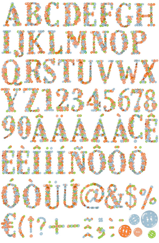 紐扣創(chuàng)意英文字體設計-上海品牌設計公司