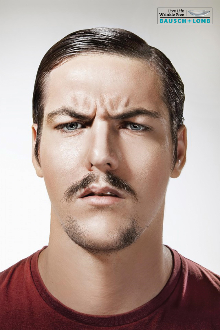 博士倫隱形眼鏡平面廣告創(chuàng)意設(shè)計(jì)-上海營(yíng)銷策劃公司廣告營(yíng)銷案例欣賞