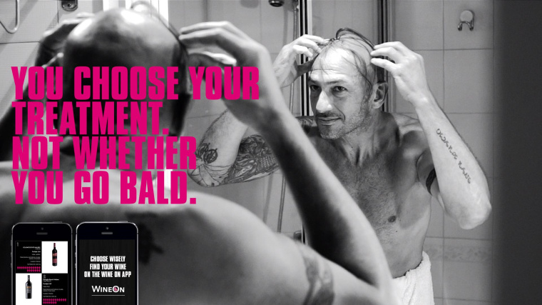 Wine On 葡萄酒網(wǎng)站平面廣告創(chuàng)意設(shè)計欣賞“尖叫文案-治療”篇-上海廣告營銷創(chuàng)意策劃設(shè)計公司