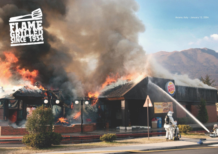 漢堡王品牌平面廣告創(chuàng)意設計賞析之“意大利”篇——上海廣告策劃設計公司