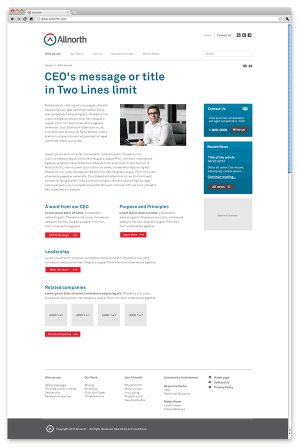 Allnorth多學(xué)科工程技術(shù)服務(wù)咨詢公司品牌形象推廣設(shè)計-網(wǎng)站設(shè)計