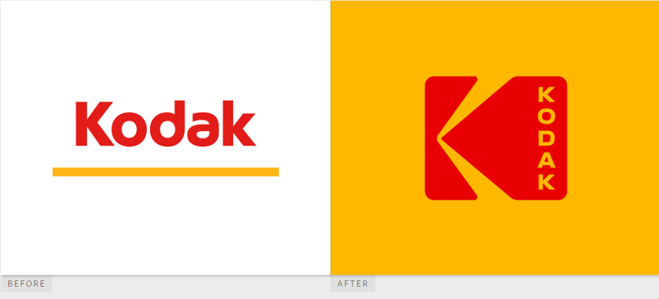 柯達（Kodak）重塑LOGO標識形象設計