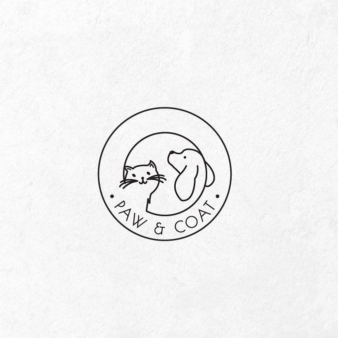 狗和貓一家的寵物logo設(shè)計(jì)-上海logo設(shè)計(jì)公司