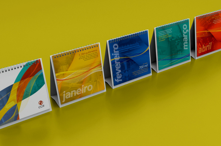 動感多彩的輔助圖形設(shè)計-巴西CCR 交通基礎(chǔ)設(shè)施公司企業(yè)VI視覺形象識別系統(tǒng)設(shè)計